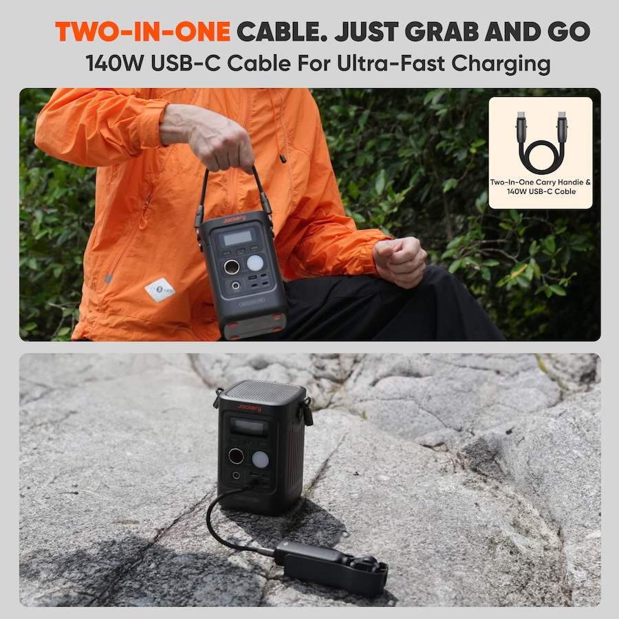 Image 926781_ALTMORE4.jpg, Product 926-781 / Price $299.99, Jackery Explorer 300D Portable Power Station Lightweight For Camping Travel from Jackery on TSC.ca's Electronics department