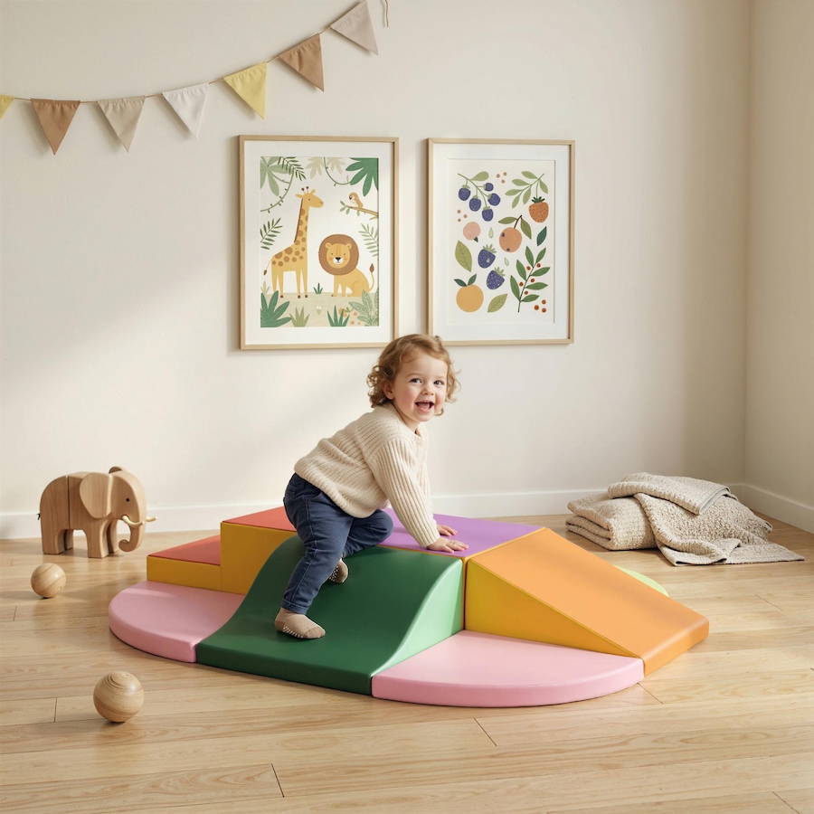 Image 926786_ALTMORE1.jpg, Product 926-786 / Price $149.99, Qaba Kids Soft Play Set, 6-Piece Foam Blocks Set for Toddler to Climb, Crawl from Qaba on TSC.ca's Home & Garden department