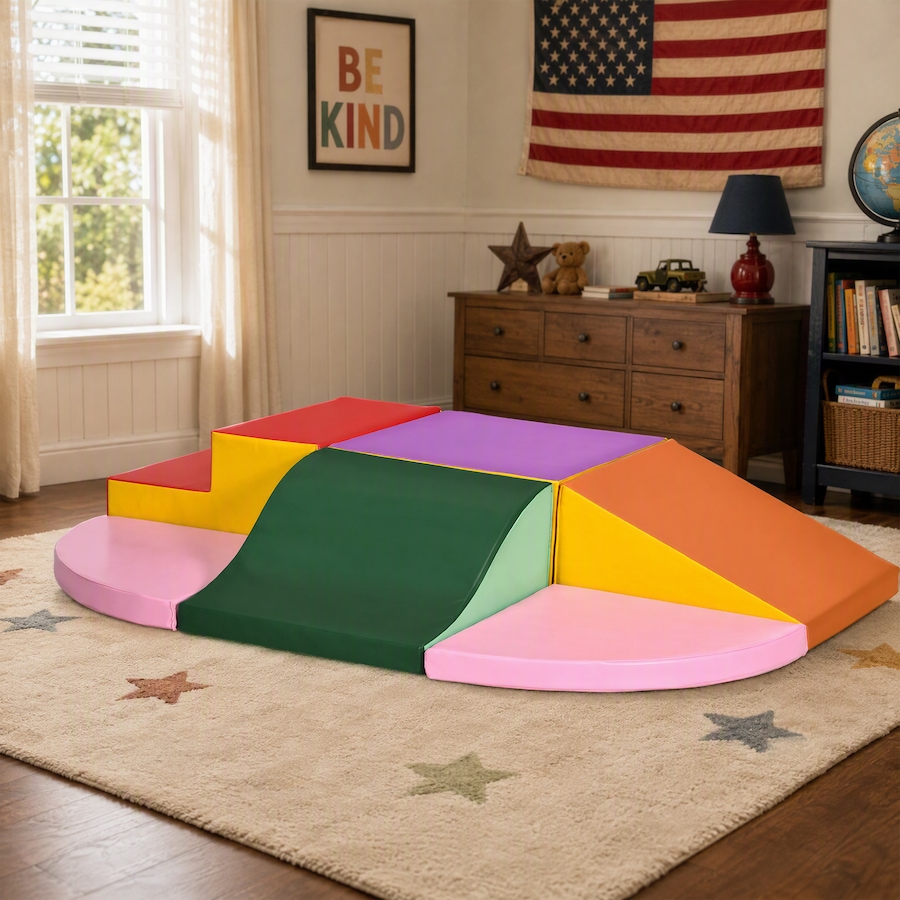Image 926786_ALTMORE10.jpg, Product 926-786 / Price $149.99, Qaba Kids Soft Play Set, 6-Piece Foam Blocks Set for Toddler to Climb, Crawl from Qaba on TSC.ca's Home & Garden department