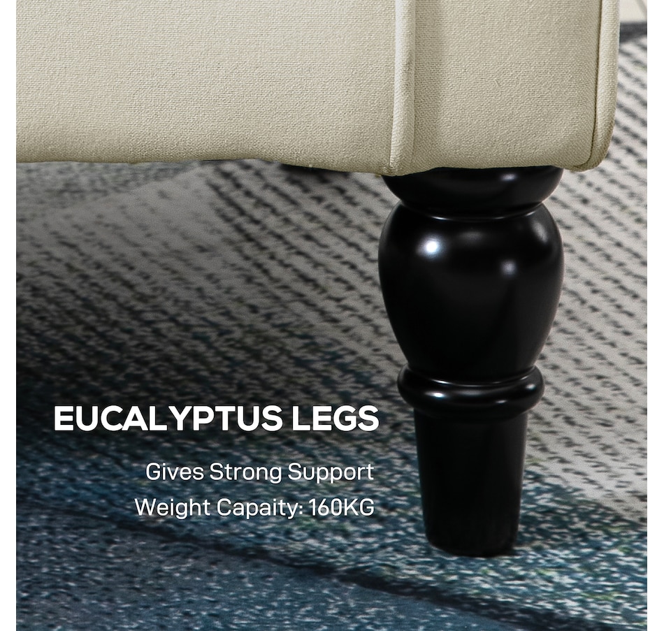 Image 926789_ALTMORE23.jpg, Product 926-789 / Price $254.99 - $299.99, HOMCOM Button-Tufted Accent Chair with High Wingback, Rounded Cushioned Armrests from HOMCOM on TSC.ca's Home & Garden department