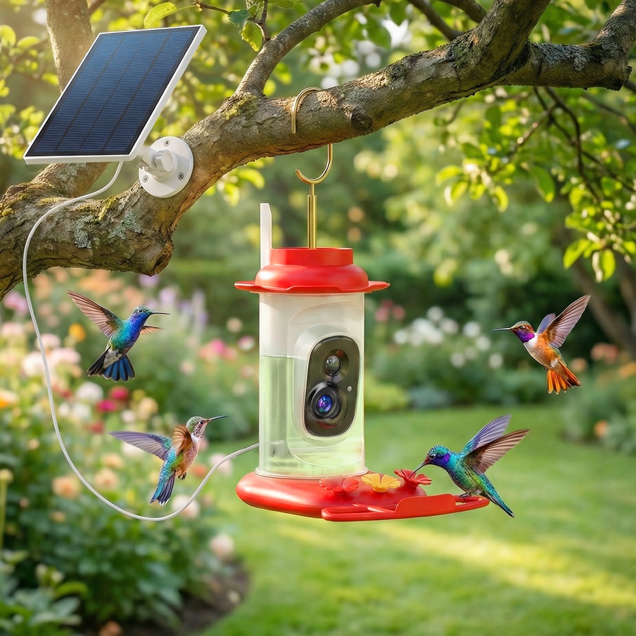 Image 926806_ALTMORE1.jpg, Product 926-806 / Price $84.99, PawHut Smart Bird Feeder with 2K HD Camera, Bird Feeder Camera AI Identify from PawHut on TSC.ca's Home & Garden department