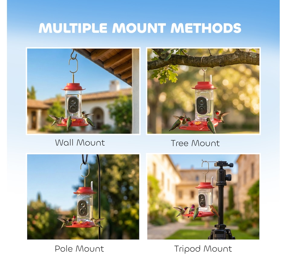 Image 926806_ALTMORE7.jpg, Product 926-806 / Price $82.99, PawHut Smart Bird Feeder with 2K HD Camera, Bird Feeder Camera AI Identify from PawHut on TSC.ca's Home & Garden department