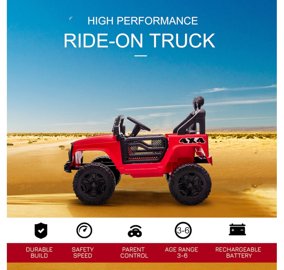 Image 926830_ALTMORE3.jpg, Product 926-830 / Price $201.99, Aosom 12V Ride On Car Off Road Truck for kids SUV Electric Battery Powered from Aosom on TSC.ca's Toys & Hobbies department