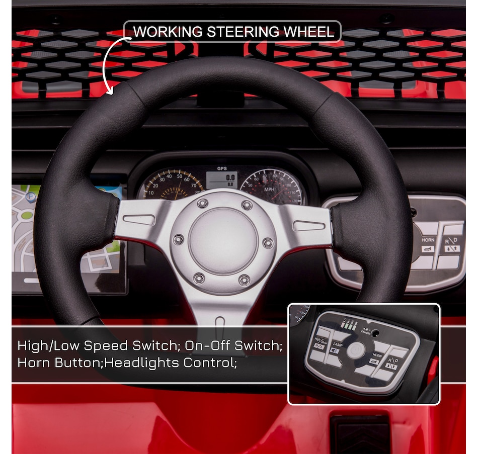Image 926830_ALTMORE5.jpg, Product 926-830 / Price $201.99, Aosom 12V Ride On Car Off Road Truck for kids SUV Electric Battery Powered from Aosom on TSC.ca's Toys & Hobbies department