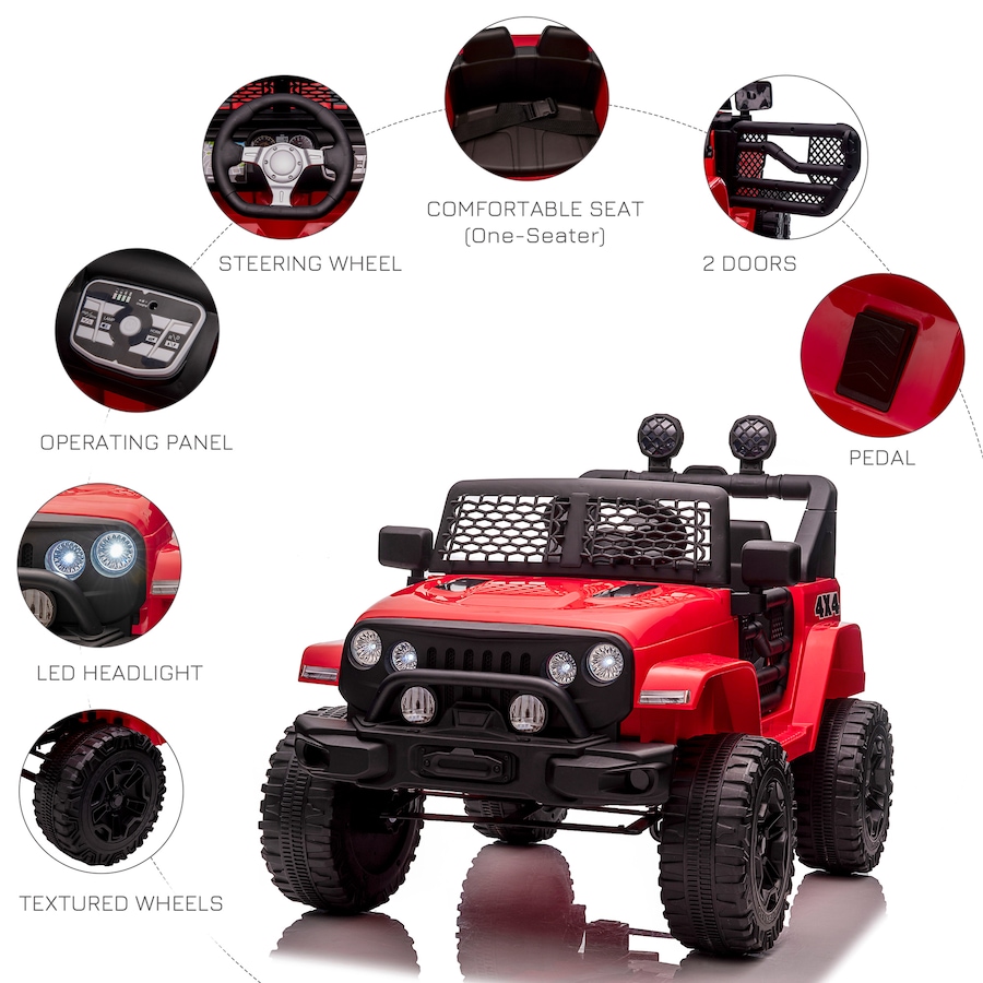 Image 926830_ALTMORE6.jpg, Product 926-830 / Price $189.99, Aosom 12V Ride On Car Off Road Truck for kids SUV Electric Battery Powered from Aosom on TSC.ca's Toys & Hobbies department