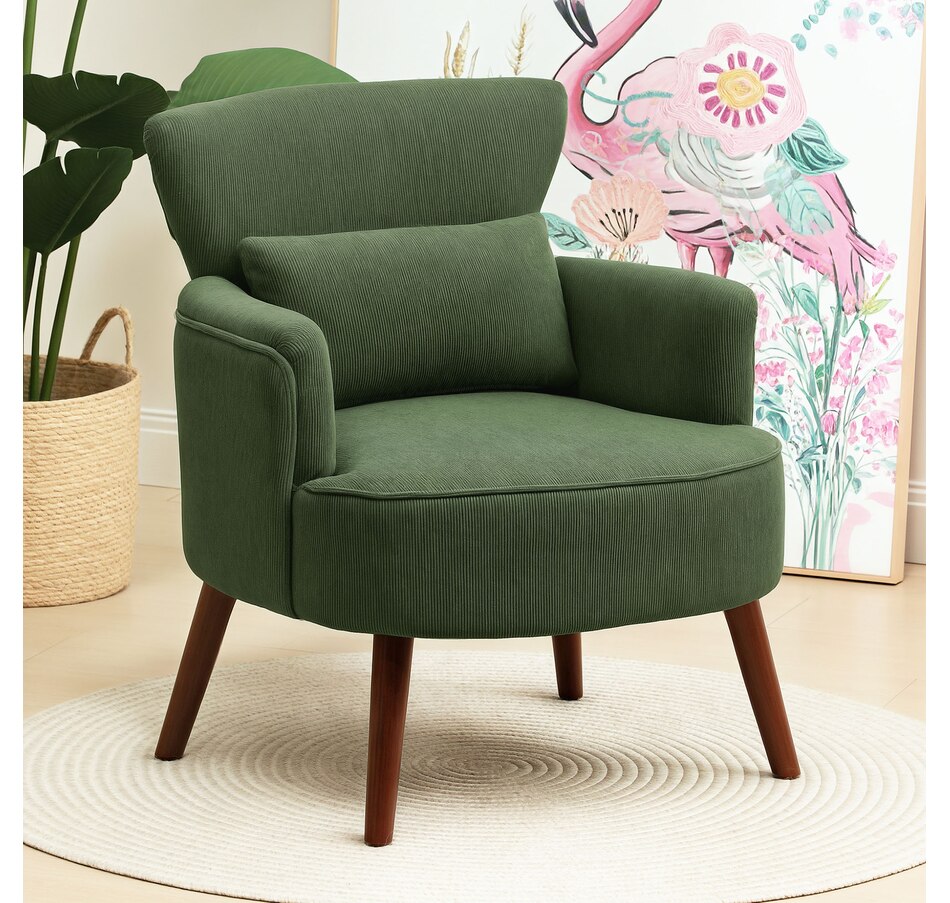 Image 926929_ALTMORE1.jpg, Product 926-929 / Price $179.99 - $199.99, HOMCOM Upholstered Accent Chair with Wood Legs for Living Room from HOMCOM on TSC.ca's Home & Garden department