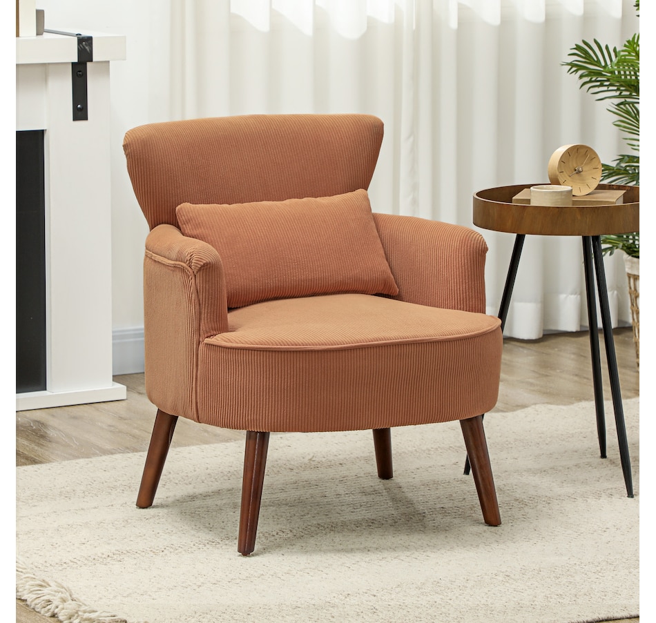 Image 926929_ALTMORE10.jpg, Product 926-929 / Price $179.99 - $199.99, HOMCOM Upholstered Accent Chair with Wood Legs for Living Room from HOMCOM on TSC.ca's Home & Garden department