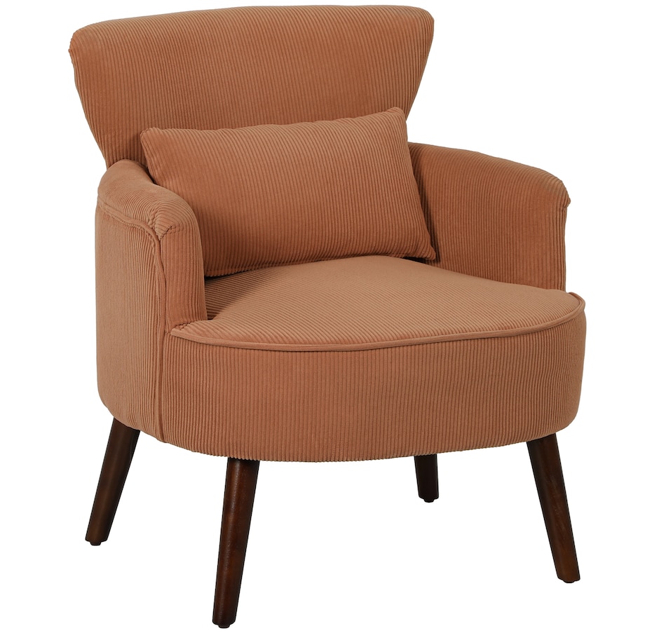 Image 926929_ST02.jpg, Product 926-929 / Price $179.99 - $199.99, HOMCOM Upholstered Accent Chair with Wood Legs for Living Room from HOMCOM on TSC.ca's Home & Garden department