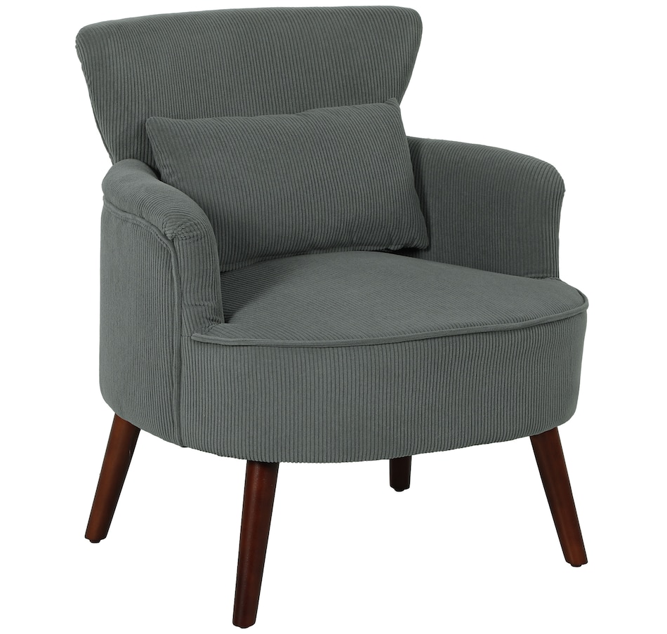 Image 926929_ST04.jpg, Product 926-929 / Price $179.99 - $199.99, HOMCOM Upholstered Accent Chair with Wood Legs for Living Room from HOMCOM on TSC.ca's Home & Garden department