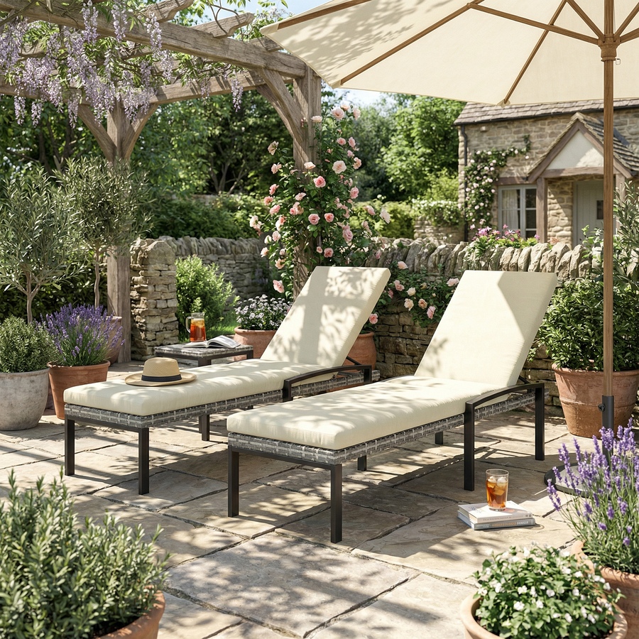 Image 926933_ALTMORE7.jpg, Product 926-933 / Price $356.99, Outsunny Chaise Lounge Chairs Outdoor, Set of 2 Wicker Patio Lounge Chairs from Outsunny on TSC.ca's Home & Garden department