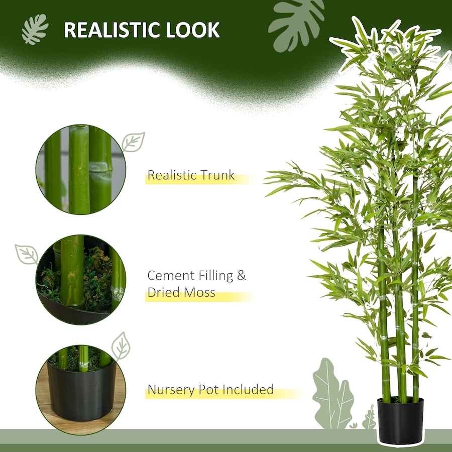 Image 927045_ALTMORE4.jpg, Product 927-045 / Price $69.99, HOMCOM 5' Artificial Bamboo Tree Fake Plant in Pot Indoor Decoration from HOMCOM on TSC.ca's Home & Garden department