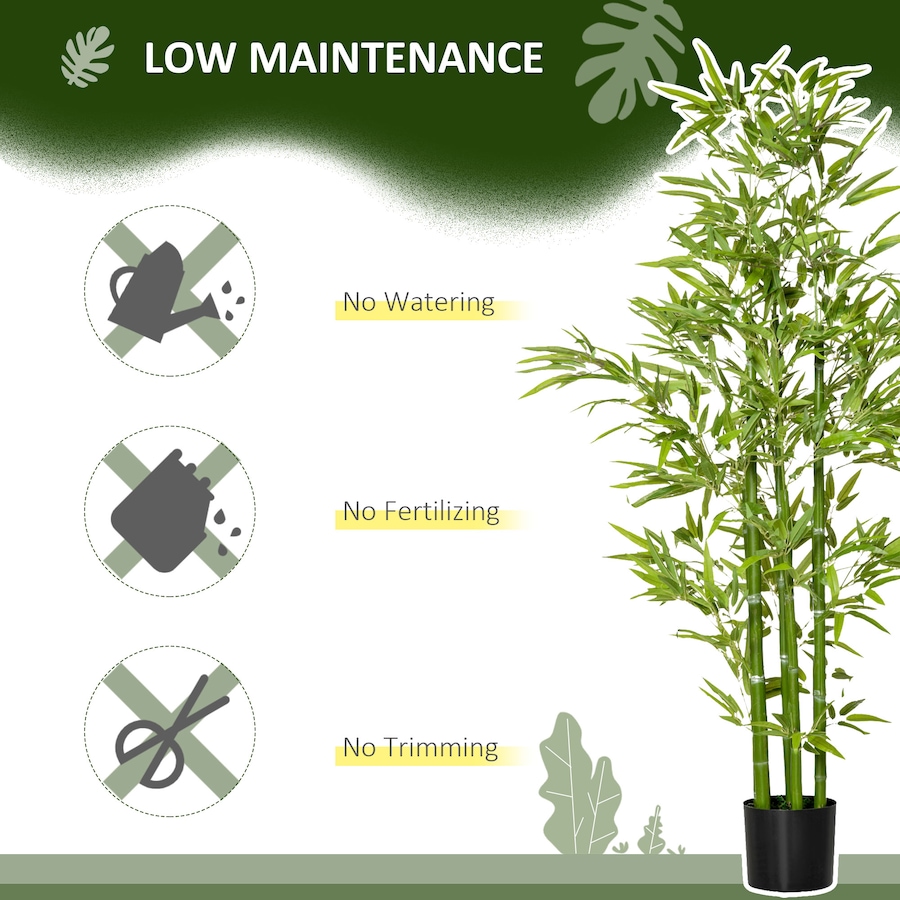 Image 927045_ALTMORE5.jpg, Product 927-045 / Price $69.99, HOMCOM 5' Artificial Bamboo Tree Fake Plant in Pot Indoor Decoration from HOMCOM on TSC.ca's Home & Garden department