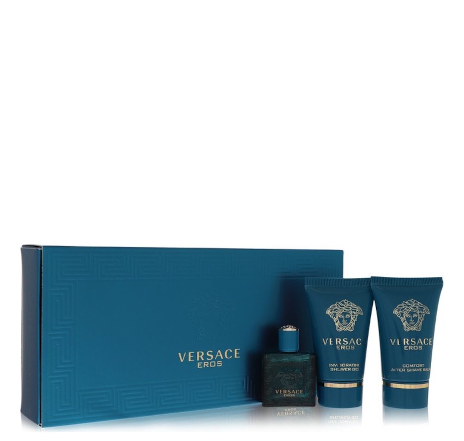 Image 927429_ALTMORE1.jpg, Product 927-429 / Price $74.48, Versace Eros By Versace Gift Set .17 Oz Mini Edt + .8 Oz Shower Gel + .8 Oz After Shave Balm For Men from Avera Group on TSC.ca's Beauty department