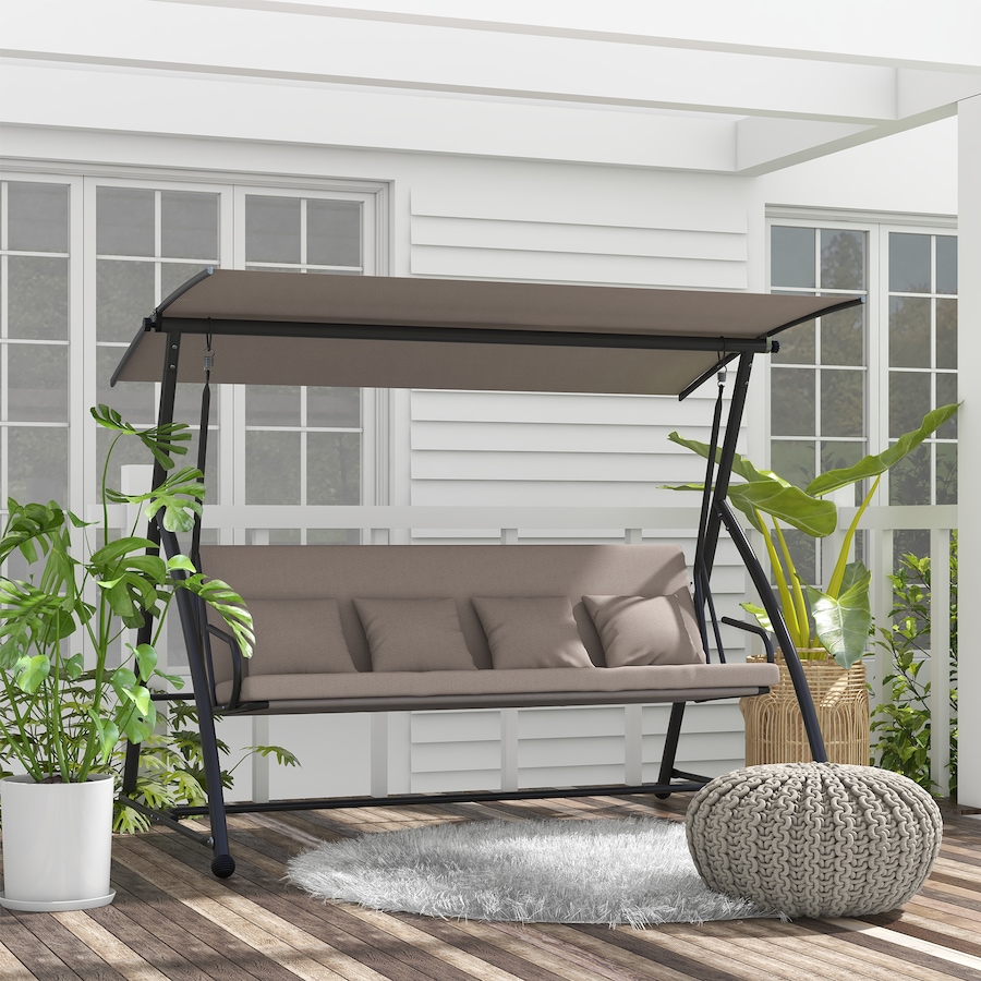 Image 929048_ALTMORE1.jpg, Product 929-048 / Price $409.99, Outsunny Patio Swing Chair, 3 Person Convertible Hammock from Outsunny on TSC.ca's Home & Garden department