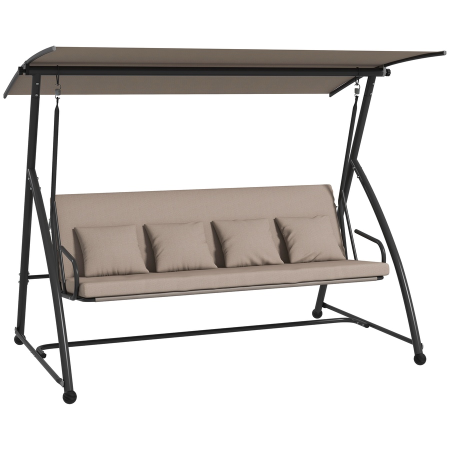 Image 929048_ST01.jpg, Product 929-048 / Price $409.99, Outsunny Patio Swing Chair, 3 Person Convertible Hammock from Outsunny on TSC.ca's Home & Garden department