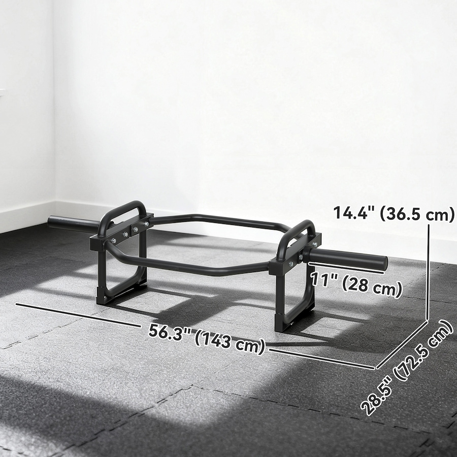 Image 929056_ALTMORE2.jpg, Product 929-056 / Price $79.99, Soozier Trap Bar, 2" Hex Barbell Bar, Olympic Deadlifting Bar, Black from Soozier on TSC.ca's Health & Fitness department