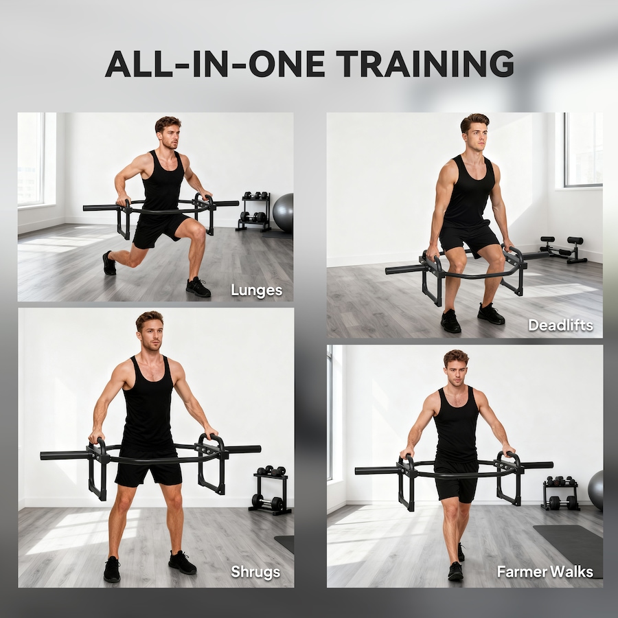 Image 929056_ALTMORE6.jpg, Product 929-056 / Price $79.99, Soozier Trap Bar, 2" Hex Barbell Bar, Olympic Deadlifting Bar, Black from Soozier on TSC.ca's Health & Fitness department