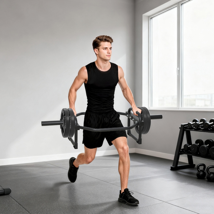 Image 929056_ALTMORE7.jpg, Product 929-056 / Price $79.99, Soozier Trap Bar, 2" Hex Barbell Bar, Olympic Deadlifting Bar, Black from Soozier on TSC.ca's Health & Fitness department