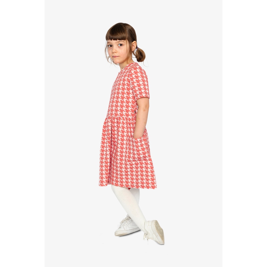 Image 929127_ALTMORE2.jpg, Product 929-127 / Price $57.00 - $61.00, Short Sleeve Dress with Pockets Houndstooth (Toddler, Little & Big Kid) from Deux par Deux on TSC.ca's Fashion department