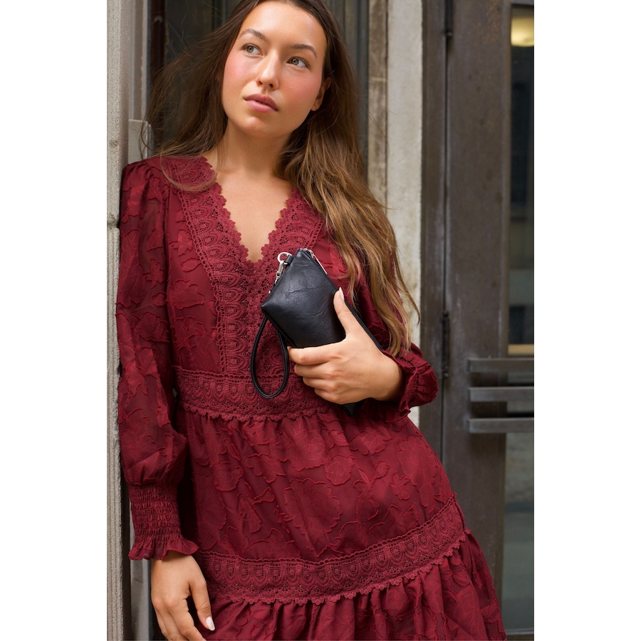 Image 929257_ALTMORE1.jpg, Product 929-257 / Price $61.85, Edith Floral Lace Boho Mini Dress Long Sleeves V-Neck Detailing from ANNICK on TSC.ca's Fashion department