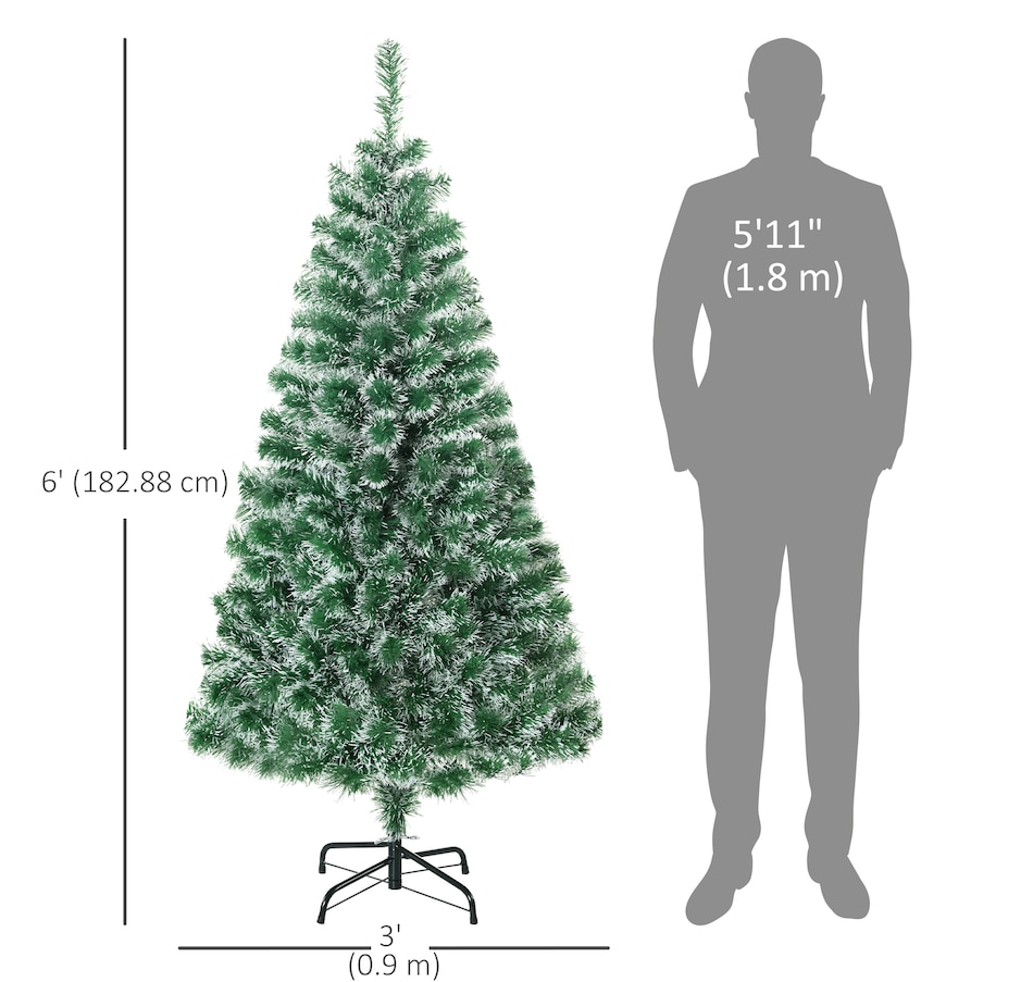 Image 929263_ALTMORE10.jpg, Product 929-263 / Price $29.99 - $49.98, HOMCOM Artificial Christmas Tree with Realistic Branches from HOMCOM on TSC.ca's Home & Garden department