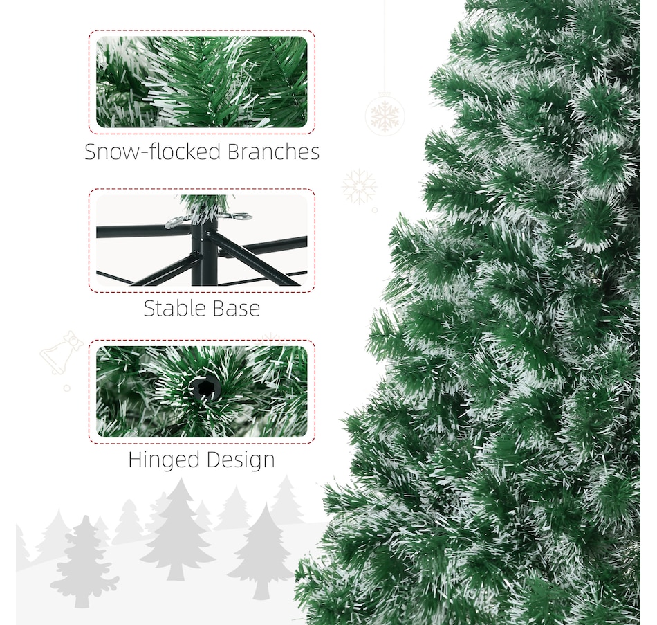 Image 929263_ALTMORE14.jpg, Product 929-263 / Price $29.99 - $49.98, HOMCOM Artificial Christmas Tree with Realistic Branches from HOMCOM on TSC.ca's Home & Garden department