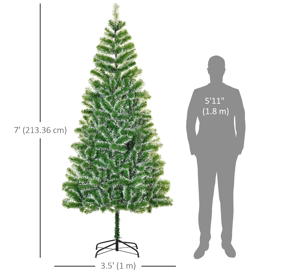 Image 929263_ALTMORE18.jpg, Product 929-263 / Price $29.99 - $49.98, HOMCOM Artificial Christmas Tree with Realistic Branches from HOMCOM on TSC.ca's Home & Garden department