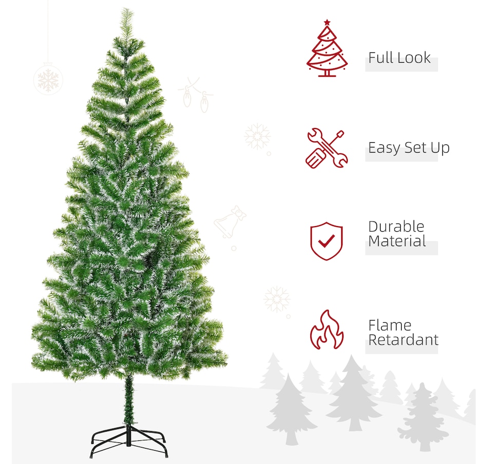 Image 929263_ALTMORE19.jpg, Product 929-263 / Price $29.99 - $49.98, HOMCOM Artificial Christmas Tree with Realistic Branches from HOMCOM on TSC.ca's Home & Garden department