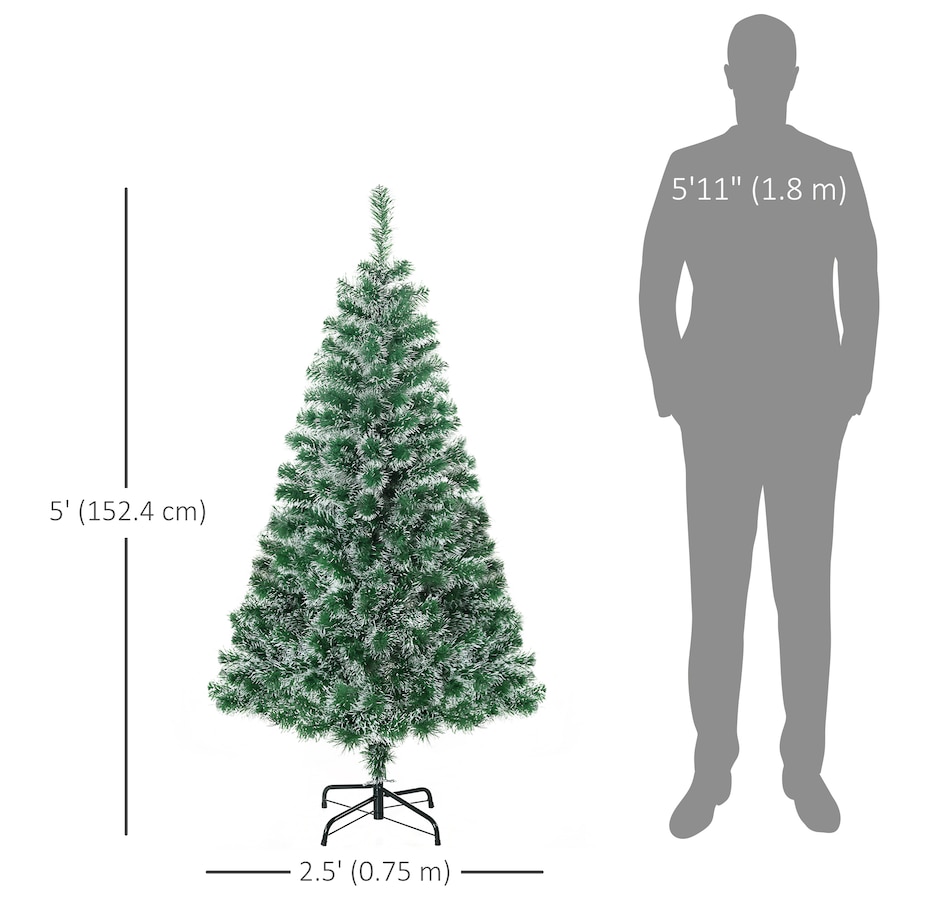 Image 929263_ALTMORE2.jpg, Product 929-263 / Price $29.99 - $49.98, HOMCOM Artificial Christmas Tree with Realistic Branches from HOMCOM on TSC.ca's Home & Garden department