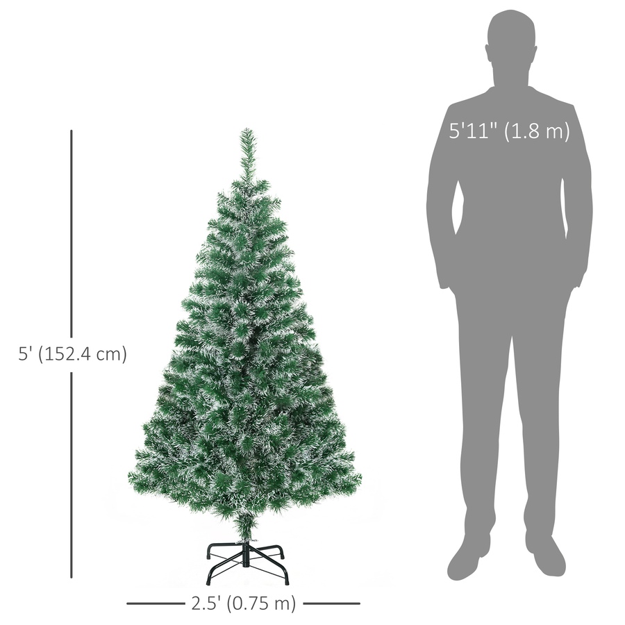 Image 929263_ALTMORE2.jpg, Product 929-263 / Price $49.98, HOMCOM Artificial Christmas Tree with Realistic Branches from HOMCOM on TSC.ca's Home & Garden department