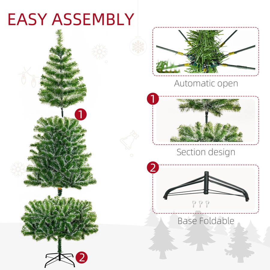 Image 929263_ALTMORE21.jpg, Product 929-263 / Price $49.98, HOMCOM Artificial Christmas Tree with Realistic Branches from HOMCOM on TSC.ca's Home & Garden department