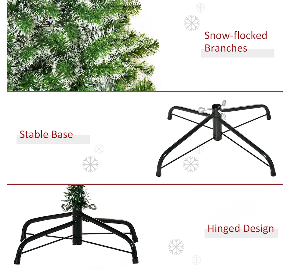 Image 929263_ALTMORE22.jpg, Product 929-263 / Price $29.99 - $49.98, HOMCOM Artificial Christmas Tree with Realistic Branches from HOMCOM on TSC.ca's Home & Garden department