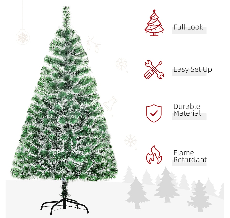 Image 929263_ALTMORE3.jpg, Product 929-263 / Price $29.99 - $49.98, HOMCOM Artificial Christmas Tree with Realistic Branches from HOMCOM on TSC.ca's Home & Garden department