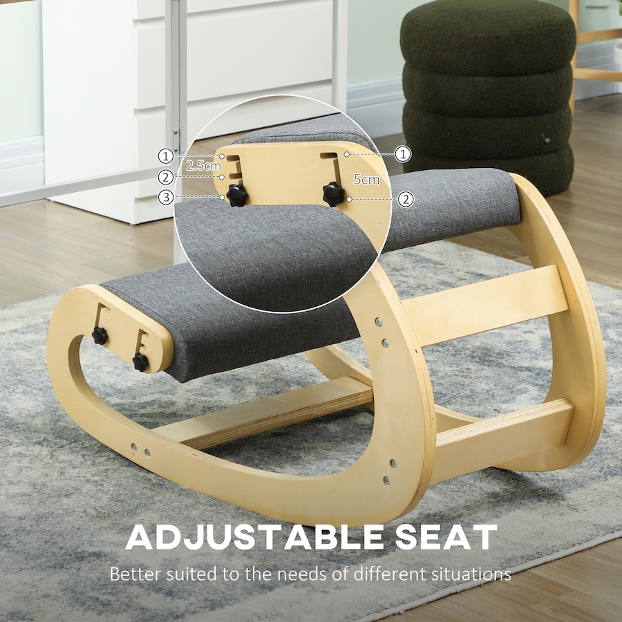 Image 929282_ALTMORE12.jpg, Product 929-282 / Price $102.99, HOMCOM Ergonomic Kneeling Chair, Adjustable Kneeling Stool, Improve Posture from HOMCOM on TSC.ca's Home & Garden department