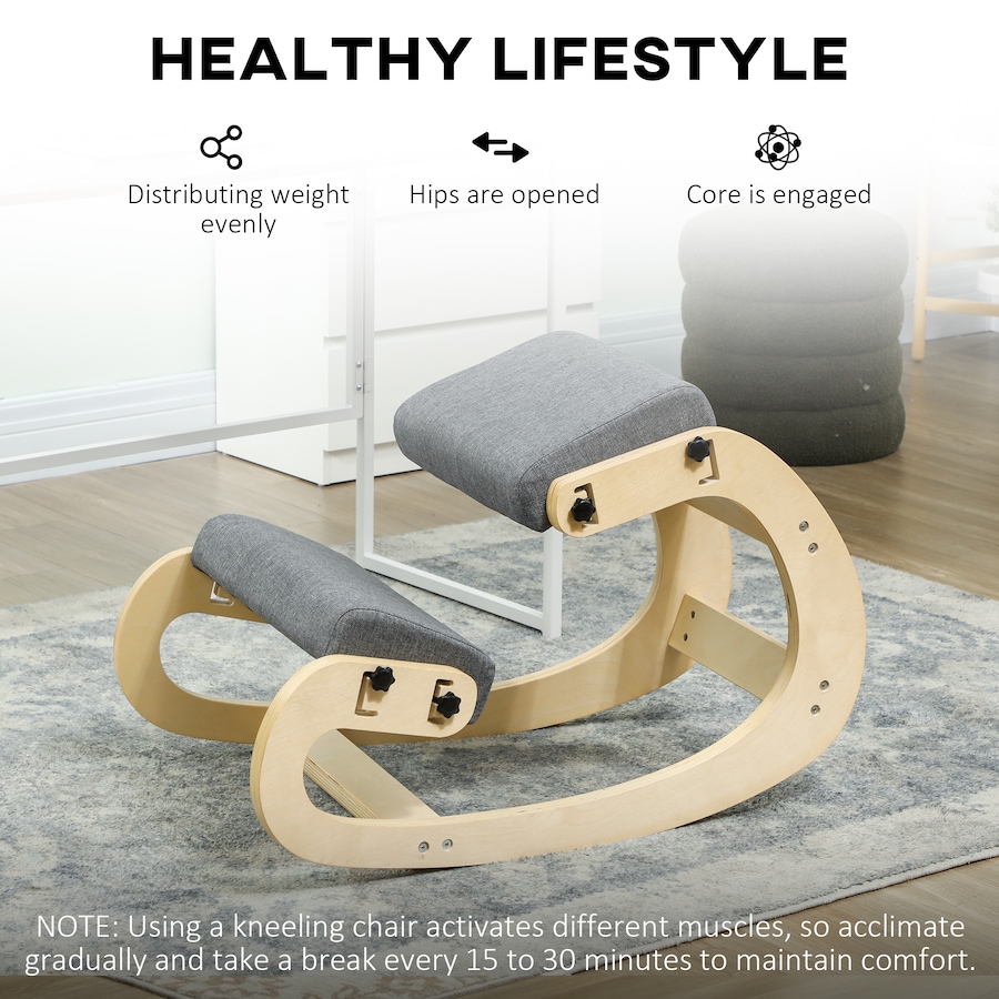 Image 929282_ALTMORE14.jpg, Product 929-282 / Price $102.99, HOMCOM Ergonomic Kneeling Chair, Adjustable Kneeling Stool, Improve Posture from HOMCOM on TSC.ca's Home & Garden department
