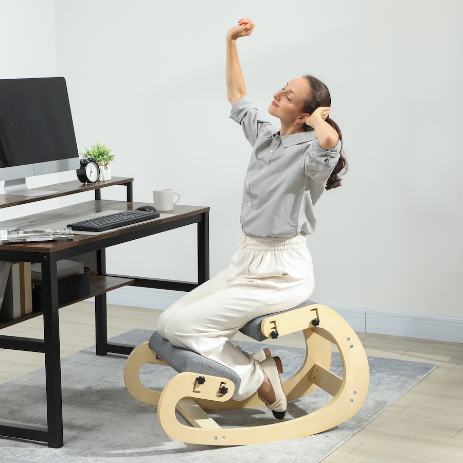 Image 929282_ALTMORE15.jpg, Product 929-282 / Price $102.99, HOMCOM Ergonomic Kneeling Chair, Adjustable Kneeling Stool, Improve Posture from HOMCOM on TSC.ca's Home & Garden department