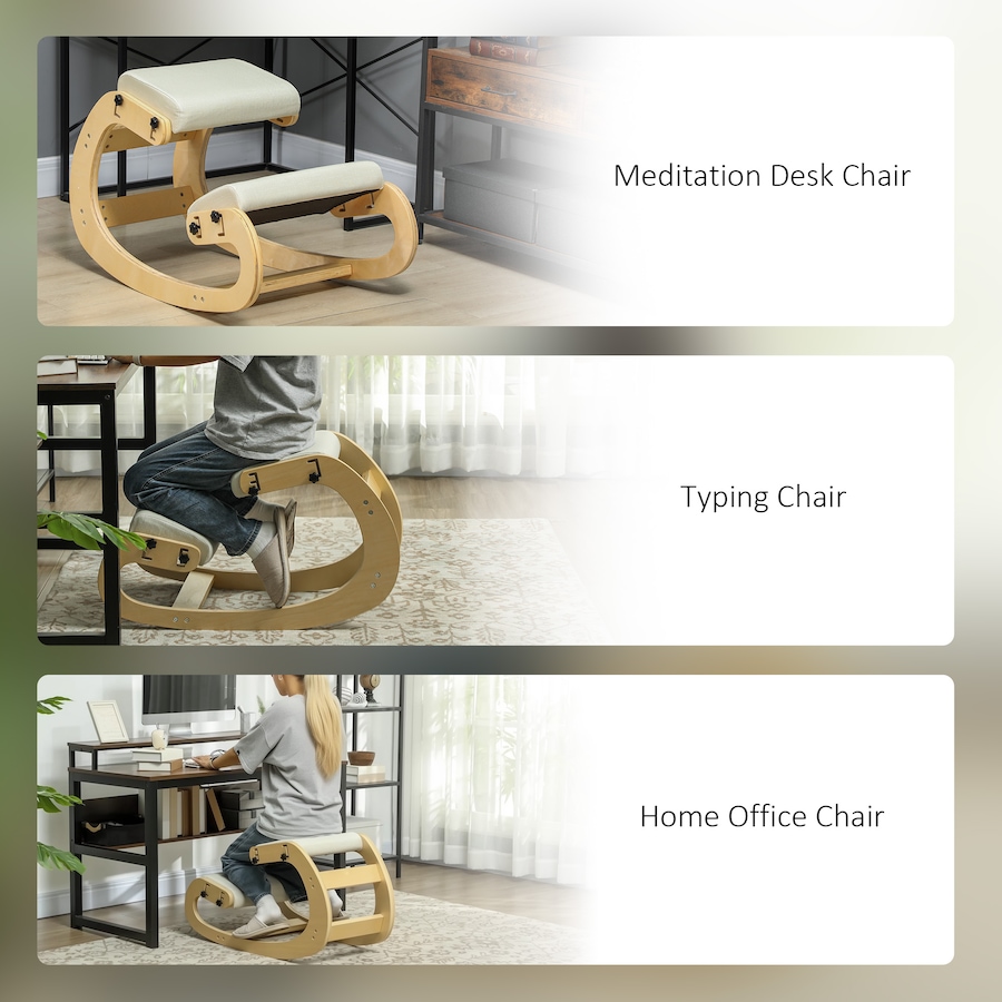 Image 929282_ALTMORE23.jpg, Product 929-282 / Price $102.99, HOMCOM Ergonomic Kneeling Chair, Adjustable Kneeling Stool, Improve Posture from HOMCOM on TSC.ca's Home & Garden department