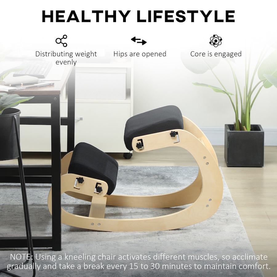 Image 929282_ALTMORE6.jpg, Product 929-282 / Price $102.99, HOMCOM Ergonomic Kneeling Chair, Adjustable Kneeling Stool, Improve Posture from HOMCOM on TSC.ca's Home & Garden department