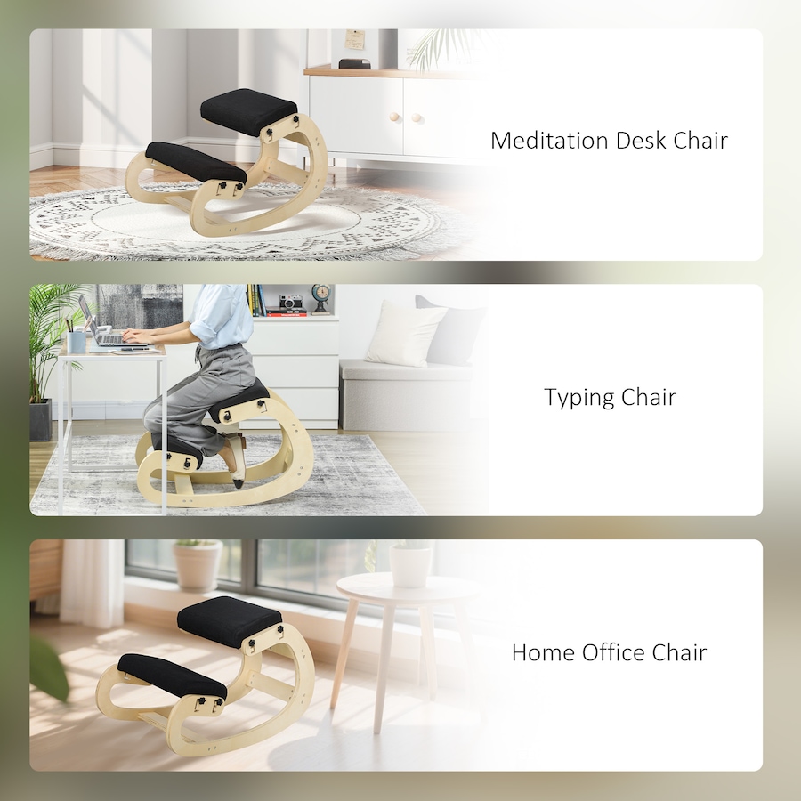 Image 929282_ALTMORE7.jpg, Product 929-282 / Price $102.99, HOMCOM Ergonomic Kneeling Chair, Adjustable Kneeling Stool, Improve Posture from HOMCOM on TSC.ca's Home & Garden department