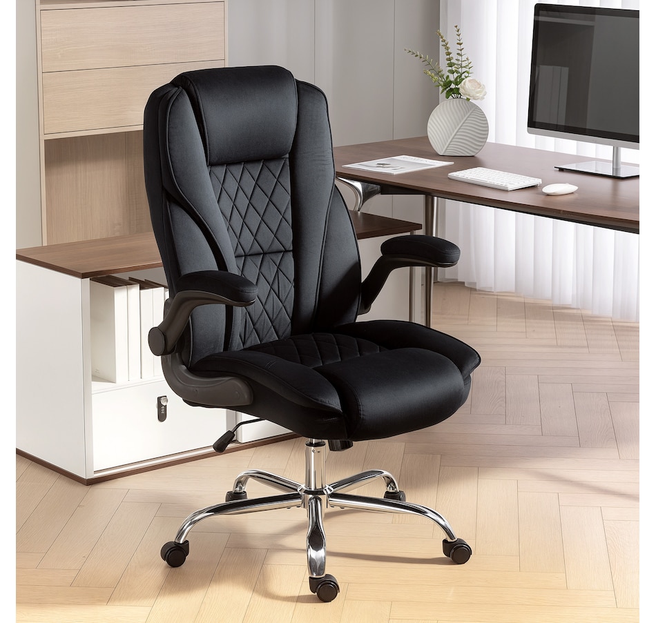 Image 929289_ALTMORE1.jpg, Product 929-289 / Price $174.99 - $184.99, HOMCOM Office Chair, Computer Desk Chair with Flip-up Armrest from HOMCOM on TSC.ca's Home & Garden department