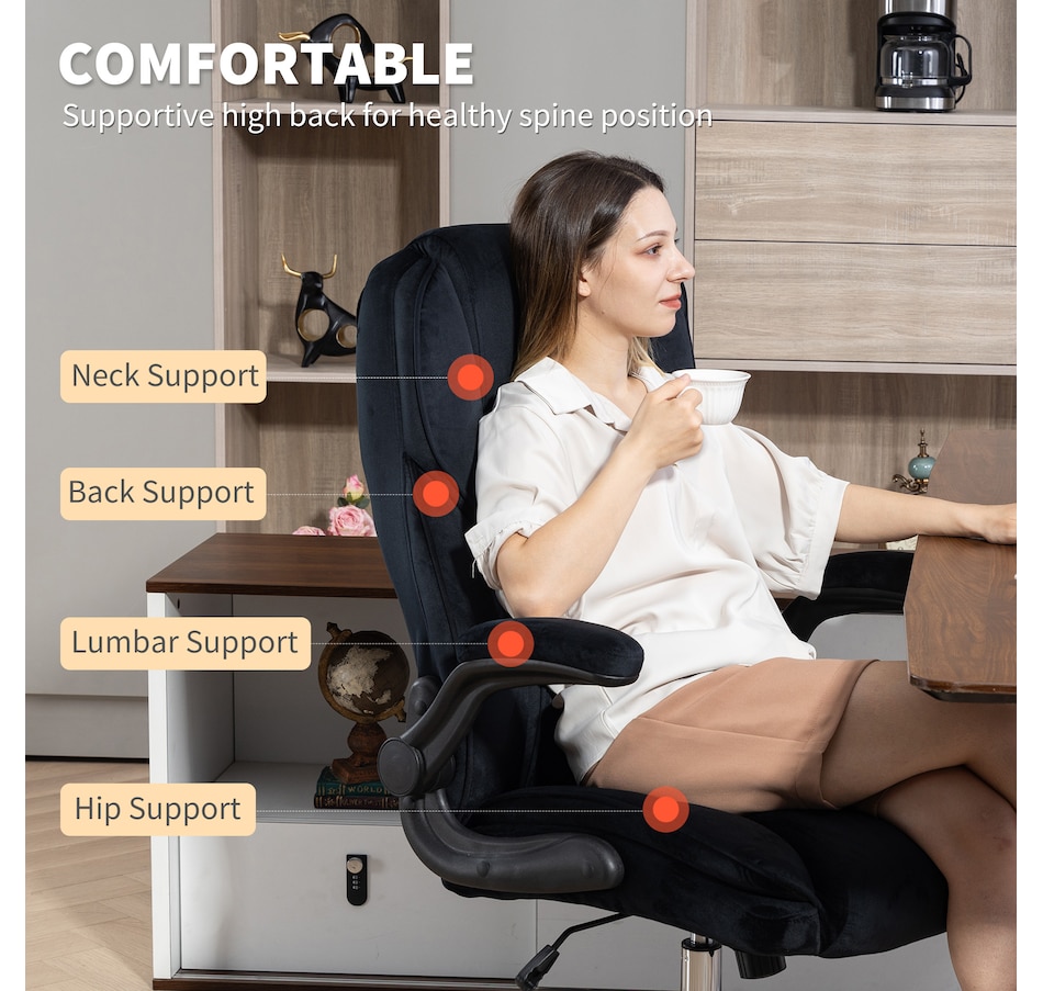Image 929289_ALTMORE3.jpg, Product 929-289 / Price $174.99 - $184.99, HOMCOM Office Chair, Computer Desk Chair with Flip-up Armrest from HOMCOM on TSC.ca's Home & Garden department