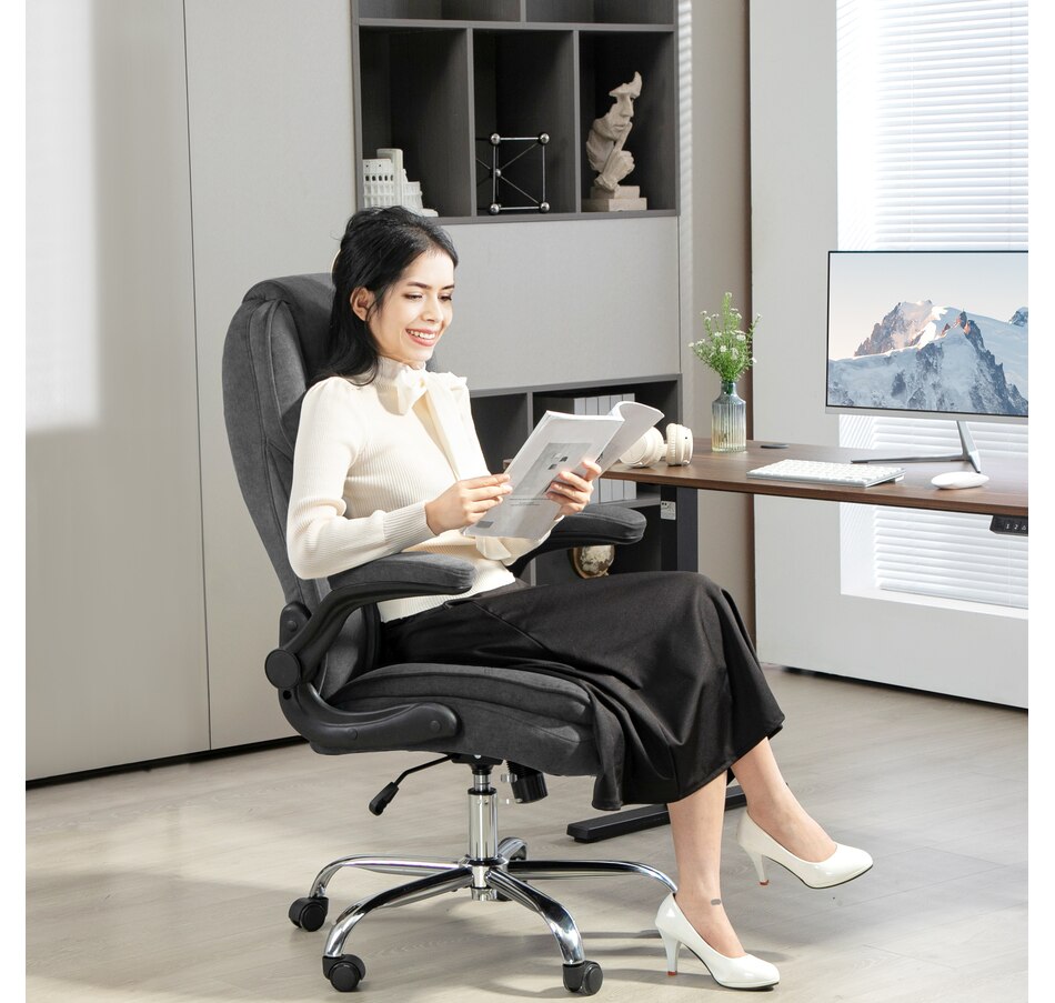 Image 929289_ALTMORE9.jpg, Product 929-289 / Price $174.99 - $184.99, HOMCOM Office Chair, Computer Desk Chair with Flip-up Armrest from HOMCOM on TSC.ca's Home & Garden department