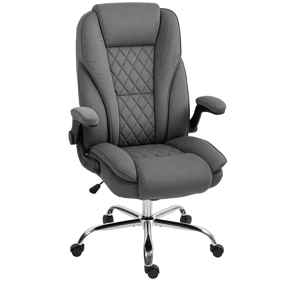 Image 929289_ST02.jpg, Product 929-289 / Price $174.99 - $184.99, HOMCOM Office Chair, Computer Desk Chair with Flip-up Armrest from HOMCOM on TSC.ca's Home & Garden department