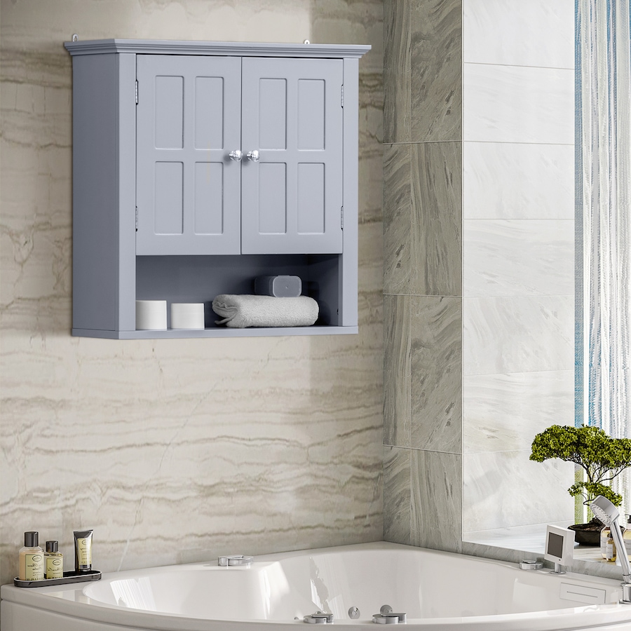 Image 929295_ALTMORE1.jpg, Product 929-295 / Price $85.49, Wall Mount Bathroom Cabinet with 2 Doors from HOMCOM on TSC.ca's Home & Garden department