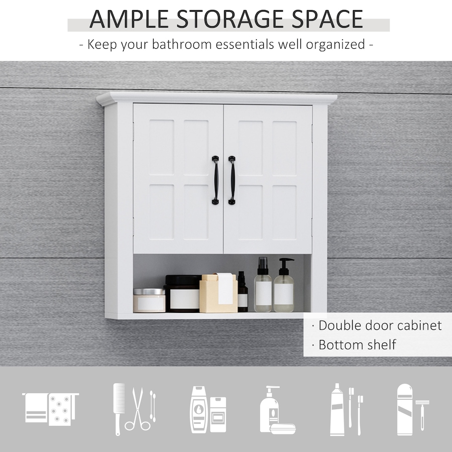 Image 929295_ALTMORE11.jpg, Product 929-295 / Price $85.49, Wall Mount Bathroom Cabinet with 2 Doors from HOMCOM on TSC.ca's Home & Garden department