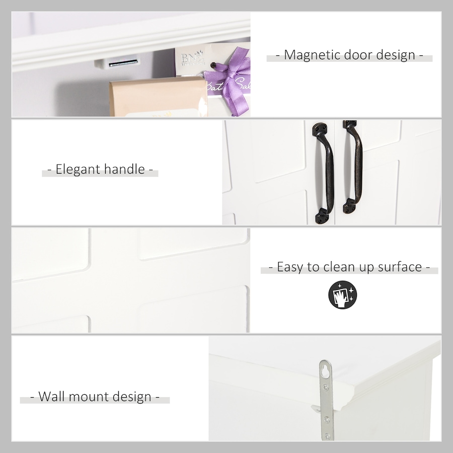 Image 929295_ALTMORE13.jpg, Product 929-295 / Price $85.49, Wall Mount Bathroom Cabinet with 2 Doors from HOMCOM on TSC.ca's Home & Garden department