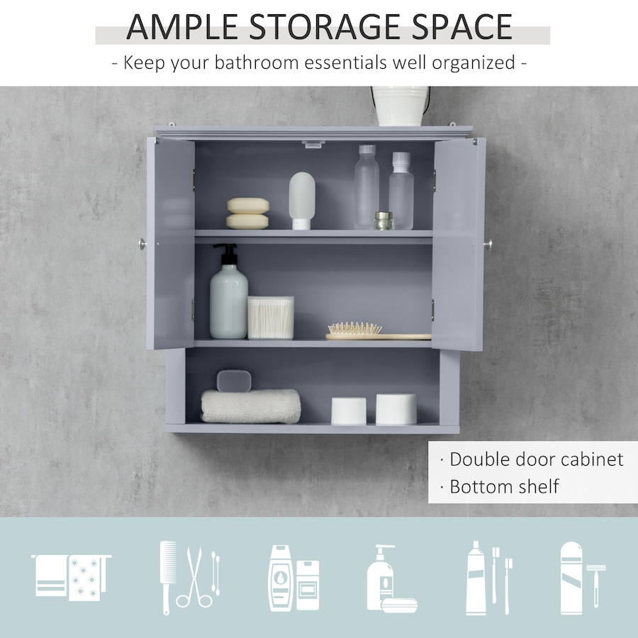 Image 929295_ALTMORE3.jpg, Product 929-295 / Price $85.49, Wall Mount Bathroom Cabinet with 2 Doors from HOMCOM on TSC.ca's Home & Garden department