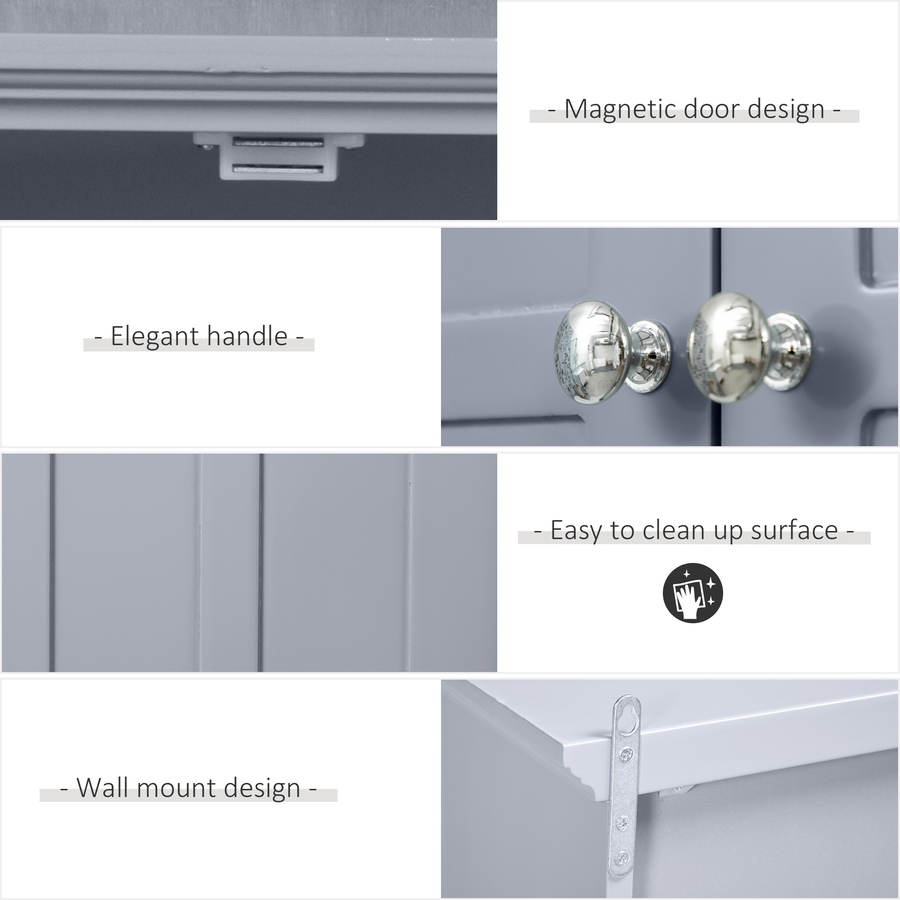 Image 929295_ALTMORE5.jpg, Product 929-295 / Price $85.49, Wall Mount Bathroom Cabinet with 2 Doors from HOMCOM on TSC.ca's Home & Garden department