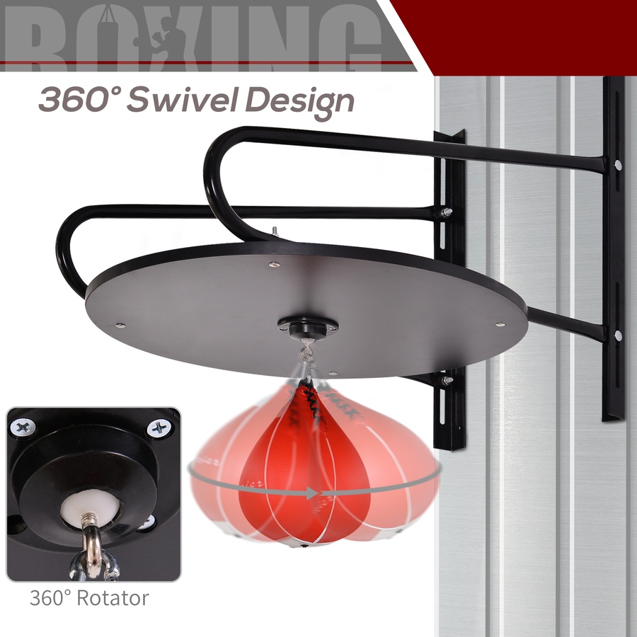 Image 929300_ALTMORE6.jpg, Product 929-300 / Price $78.99, Soozier Wall-mounted Speed Bag Boxing Platform, Height Adjustable from Soozier on TSC.ca's Health & Fitness department