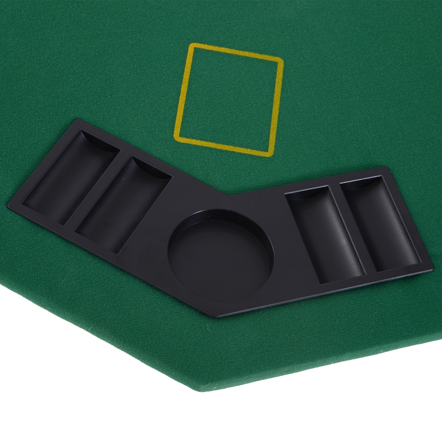 Image 929304_ALTMORE8.jpg, Product 929-304 / Price $139.99, Soozier 47" 8 Player Blackjack Folding Poker Table with Cup Holders, Green from Soozier on TSC.ca's Toys & Hobbies department